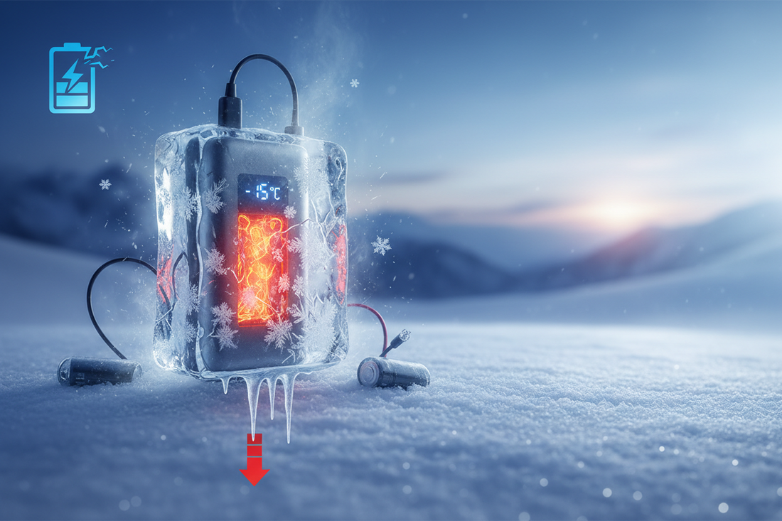 冬場のバッテリー消耗が気になる方へ。原因と2つの対策